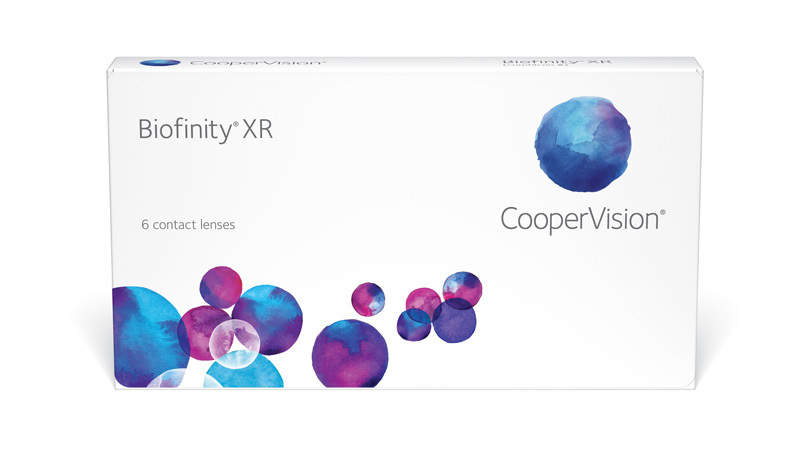 Lente de contacto BIOFINITY® XR — Rango extendido para graduaciones altas, mismo confort