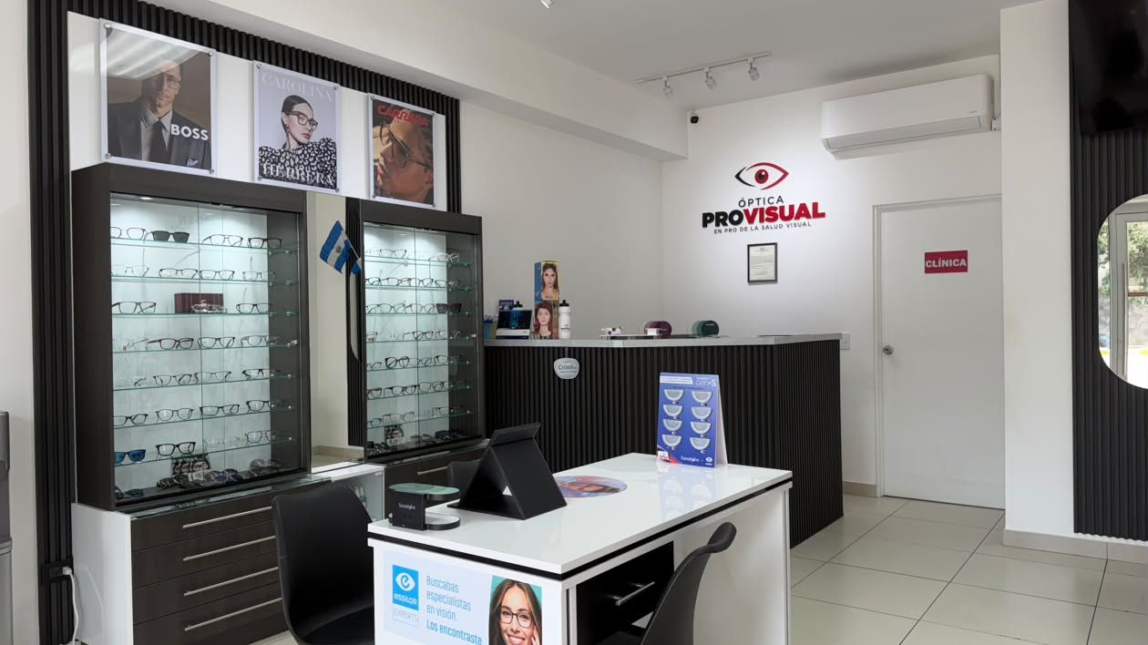 Interior de la sucursal de Óptica Provisual